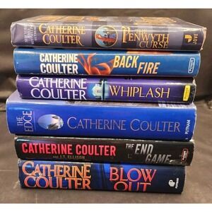 Catherine Coulter 6 Hardback Book Lot Like New Condition